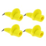 Ciieeo 4 Puntas de Tungsteno para Bastones de Trekking y Senderismo Repuestos Antideslizantes Color Amarillo Limón Accesorios para Montañismo y Esquí Protección Resistente para