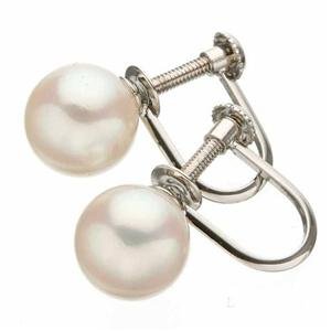 Amazon.co.jp: 花珠本真珠（あこや真珠） 7.5-8mm パールネックレス+