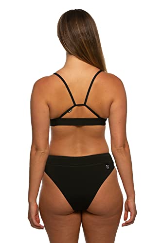JOLYN Zoe High-Waisted Bikini Bottom, Cheeky Women's Athletic Swimsuit Bottom, Sport Bathing Suit Bottom for Women2