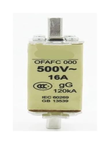 RLZQSGOT 1 pièces Fusibles OFAFC000 500V 6A 120KA OFAFC000 500V 16A OFAFC 000 500V 20A OFAFC000 500V 32A 120KA(OFAFC 000 500V 20A)