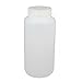 Aexit 1000ml Plastic Funnels Wide Mouth Round Laboratory Reagent Bottle Medicine Filtering Funnels Bottle White