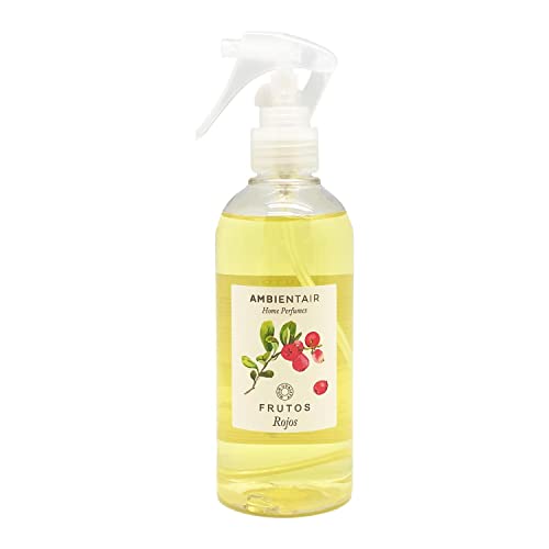 Ambientador Frutos Rojos, Bayas Silvestres, Ambientair Home Perfumes, Difusor en Spray para casa, Fragancia para el salón, dormitorio o baños. 250 ml