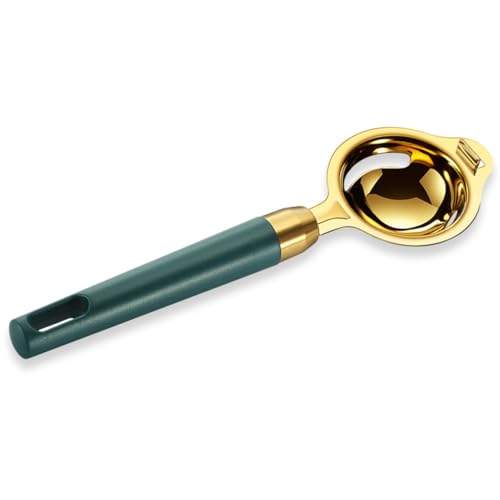 YIXANNX Separatore di uova manuale Tenuto in mano Tuorlo Bianco Splitter Cucchiaio Filtro da forno Utensili da forno per la casa Utensili fai-te per bambini