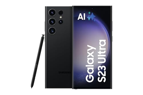 Samsung Galaxy S23 Ultra AI-Android-Smartphone 256GB 5.000mAh Akku Smartphone ohne Vertrag Phantom Black inkl. 36 Monate Herstellergarantie [Exklusiv bei Amazon]