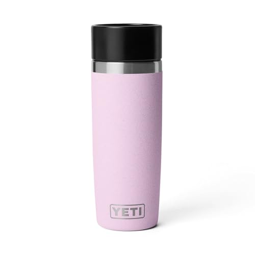 Image of YETI Rambler 16 oz Travel Bottle, Stainless Steel, Vacuum Insulated with Leakproof Commuter Cap, Cherry Blossom