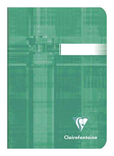 Clairefontaine 3642C - Packung mit 10 Heften DIN A6, geheftet, kariert, 90 g, 48 Blatt, farbig sortiert, 1 Pack