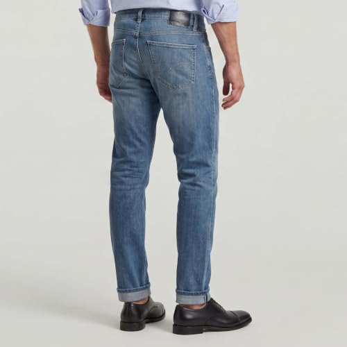 G-STAR Men's Mosa Straight Jeans, Blue, 31 W/34 L – Ansicht 2