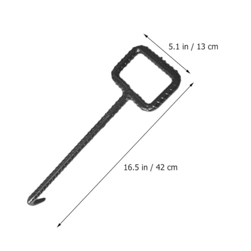 Outil de levage ergonomique en acier pour volet roulant et grilles - 2