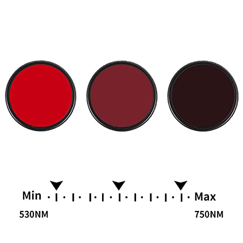 Foto4Easy 58Mm Infared Filter,Adjustable 530Nm To 750Nm Infrared X-Ray Ir Filter For Dslr Camera Lens #TOP1