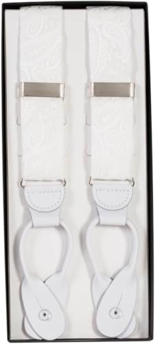 Image of HOLD'EM Tuxedo Suspenders Formal Black 100% Silk Made in USA Button Suspenders for Men Wedding Tux Suspenders for Men