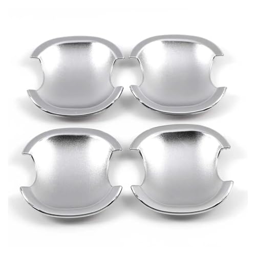 Garniture de cuvette en fibre de carbone chromé pour KIA Forte 2009-2013