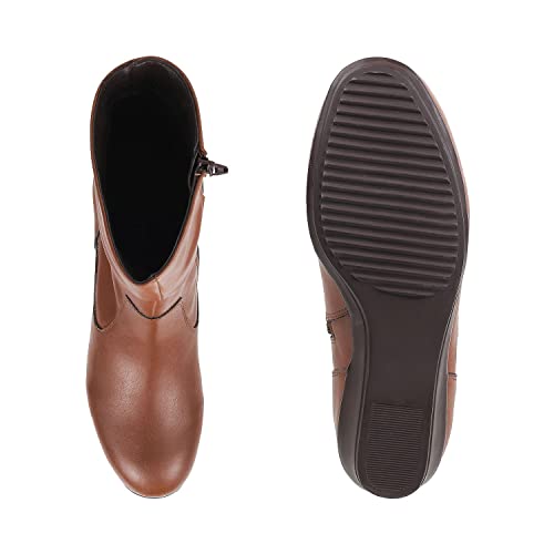 Metro faux leather boots – image 7