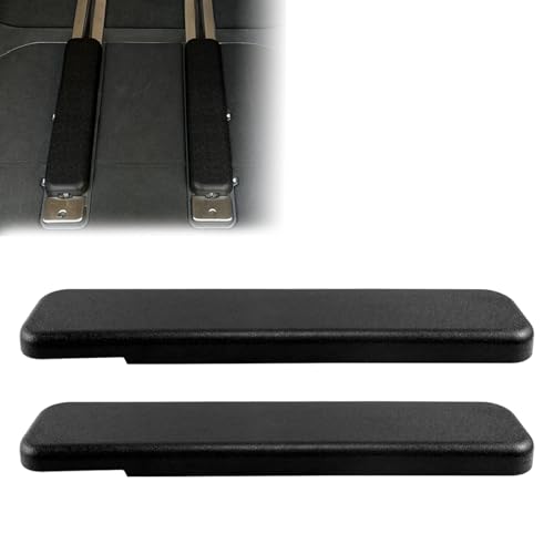 Sporacingrts 新型アルファード ヴェルファイア 20系 30系専用 シートレールカバー,整理整頓・ドレスアップ内装パーツ シートレールキャップ 傷・汚れ防止 簡単取り付け