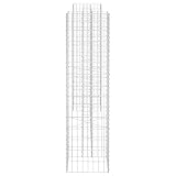 Tidyard Gabion kosz na rośliny w kształcie litery H, gabion, donica na rośliny, podwyższona grządka, gabion, donica na rośliny, maszyna do roślin, drut stalowy 260 x 40 cm / 260 x 40 x 100 cm/260 x 40 x 150 cm/260 x 40 x 200 cm