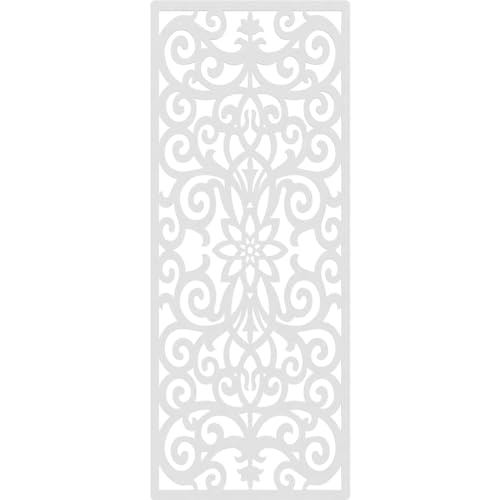Image of 33 3 /8 inchW x 84 3 /8 inchH x 3 /8 inchT Buel Decorative Fretwork Wall Panels in Architectural Grade PVC