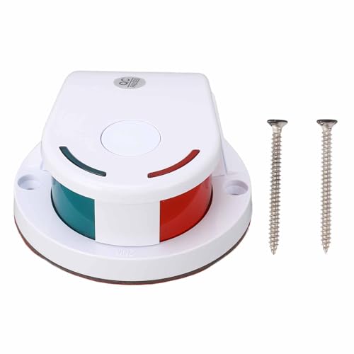 Boot-Seiten-Buglicht, 12 V, Zweifarbig, Wasserdicht, Marine-Segel-Signalleuchten für Yachtschiffe, Boots-Bug-Navigationslichter, LED-Buglicht, Marine-LED-Navigationslicht für