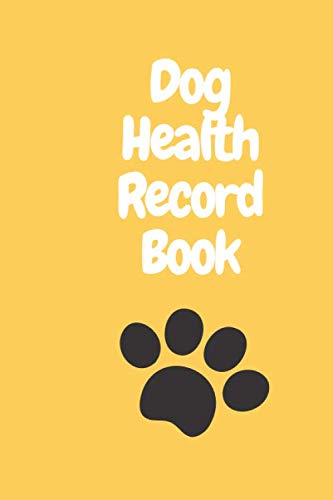 Dog health record book, Record your pet medical information: medical treatment, vaccination, weight