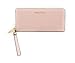 Produktbild Michael Kors Jet Set Travel Continental Zip Around Leather Wallet Wristlet (Powder Blush)
