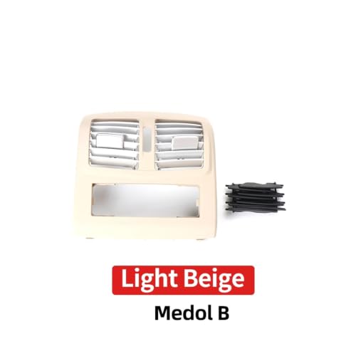 Cubierta de ventilación de salpicadero beige para Mercedes Benz W212 E200 a E400 2