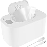 Maalr Calentador de toallitas para bebés Termostato Calentador de toallitas para bebés Calentador uniforme de toallitas húmedas Calentador dispensador de toallitas para bebés portátil Prevenir la sequ