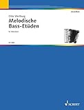 chromatisches akkordeon  Melodische Bass-Etüden: in Form von Vortragsstücken (ab 48 Bass). chromatisches Akkordeon.