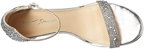 Betsey Johnson womens Sb-debie Pump, Silver, 6.5 US | Image 4