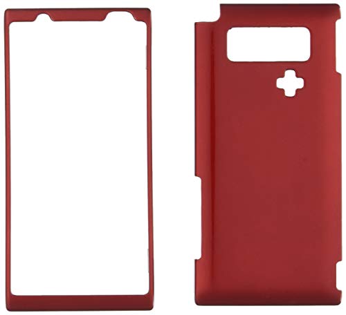 レイ アウト AQUOS PHONE au by KDDI IS11SH ケース ハードコーティングハードジャケット/レッドマイカ RT-IS11SHC1/R