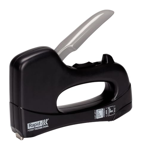 RAPID 23601201 - Grapadora clavadora manual Hobbytacker Dual en blíster