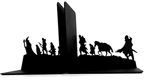Home Decor Bookends For Heavy Books- Book Ends To Hold Books In Office- Book Organizer For Kids Room- Bookends For Shelves- Black Home Decor Accents #TOP5