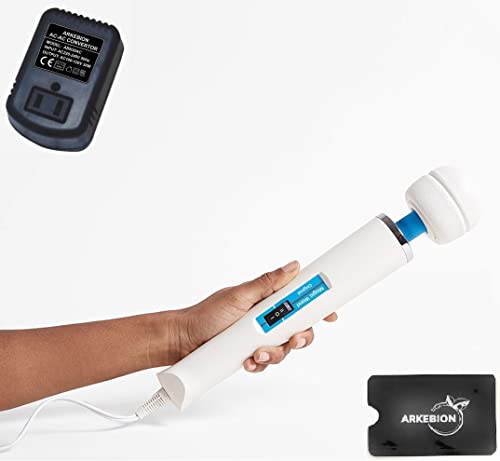 Magic Wand Original HV260 Pack-ARKEBION Massagegerät (Lieferung mit dem 220v 110v ARKEBION Trafo + RFID Kartenschutz) Neue US-Version des beliebten Magic Wand HV250R