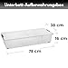 LIVINJA Unterbettbox mit Rollen, 2er Set Unterbett Aufbewahrungsbox, 78 x 38 x 16 cm (32 Liter) - Geteilter Deckel, Clip-Verschlüsse, Transparent, Hergestellt in der EU