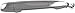 Dorman 79941 Front Passenger Side Exterior Door Handle Compatible with Select Lexus / Toyota Models, Chrome