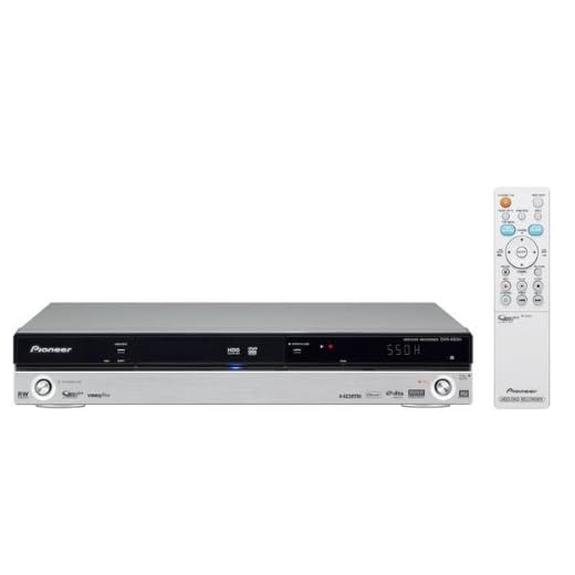 Pioneer DVR 550 H S DVD- und Festplatten-Rekorder 160 GB (Upscaling 1080i, HDMI, USB, DivX-Zertifiziert) Silber