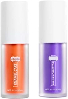 2Pcs Colour Toothpaste, Whitening Corrector, Purple Corrector Toothpaste, Teeth Colour Whitening Toothpaste, Corrector Whitening Toothpaste for Teeth Cleaning