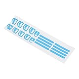 SEWOART 1 Hoja Pegatina decoración Coche embellecedor Auto Etiquetas Adhesivas Calcomanías Luminosas para Botones Etiqueta engomada del Interior del Coche calcomanías de Botones de Puertas