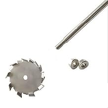 304 Stainless Steel Stirring Rod Dispersion Machine Stir Sticks Machine Blade Paddle Impeller with Dispersion Disc for Laboratory, Industrial3 CM/1.18"