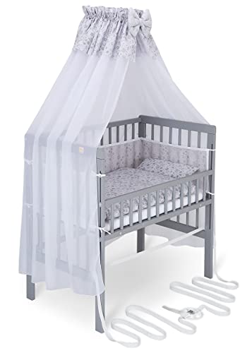 FabiMax Baby Beistellbett für Boxspringbett, TÜV geprüft 2022, inkl....