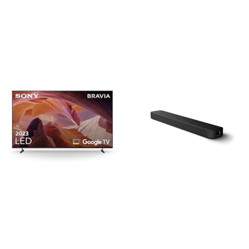 Sony BRAVIA | KD-85X80L | LED | 4K HDR | Google TV HT-S2000 3.1-Kanal Dolby Atmos Soundbar, Schwarz