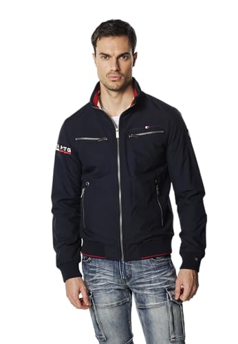Image of KOROSHI MANIAKS GRAPHIC DESIGN TM Lightweight short technical jacket, blue, L