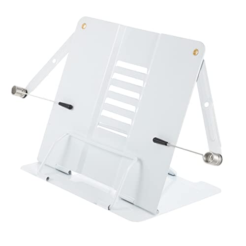 OSALADI 1Pc Adjustable Iron Book Stand Hands Reading Holder for Textbooks Tablets and Music Scores Household Reading Rack Ergonomic Design for Comfortable Viewing