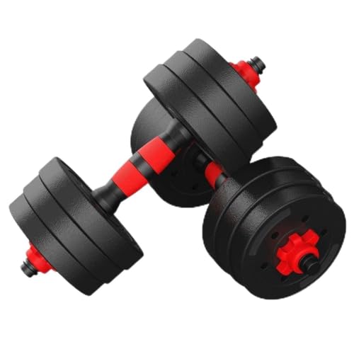 COTEN Mancuernas Set 1 par de Mancuernas Equipo de Gimnasia Ajustable Barra de Doble Uso de Goma Antideslizante de la manija Ajustable Dispositivo Brazo Entrenamiento Ejercicio Pesas y Mancuernas