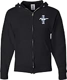 Buy Cool Shirts Ford Legend Lives Crest Pocket Print Full Zip Hoodie, Black 2XL