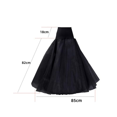 Jupon de mariée long en tulle et polyester à taille élastique - 3