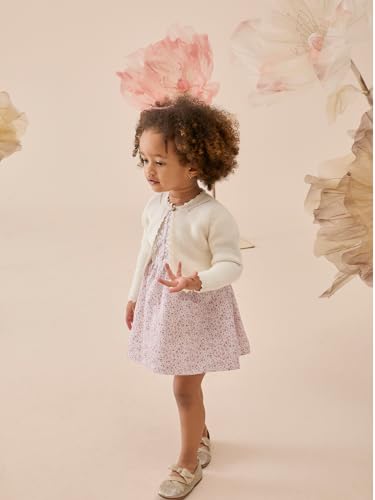 Image of Lilax Baby Girls' Long Sleeve Shrug, Knit Girls Cardigan, Childrens Bolero