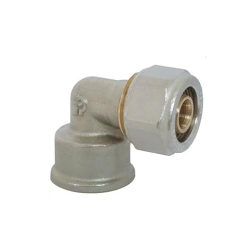 Raccordo curva femmina gomito 90° per tubo multistrato (16x3/4)