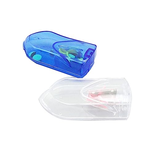 minkissy 2piezas Cortador De Tabletas Unidades Corta Pastillas Medicamento Divisor De Pastillas Estuche Incluido