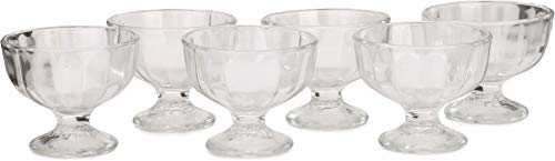 Image of Afast Serving Glass Bowl, Set of 6 With Self Dn04, Clear, 200 Ml