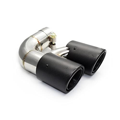 Tuyau échappement carbone BMW F20 finition luxe acier inoxydable canule sport