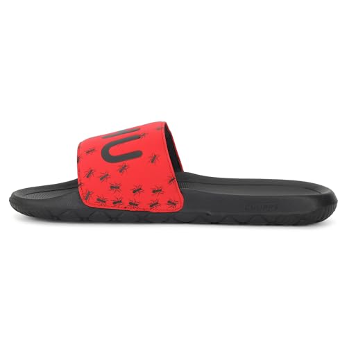 Image of CHUPPS ANTS Men Premium Comfort Sliders Everyday Casual Daily Wear Lightweight Cushioned EVA Footbed Anti Slip Sole Design Graphic Print Footwear