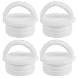 MAGICLULU 4pcs Rubber Stopper for Mop Bucket Outlet, Small Leakproof Sealing Water Plug 3.3cm, Replacement